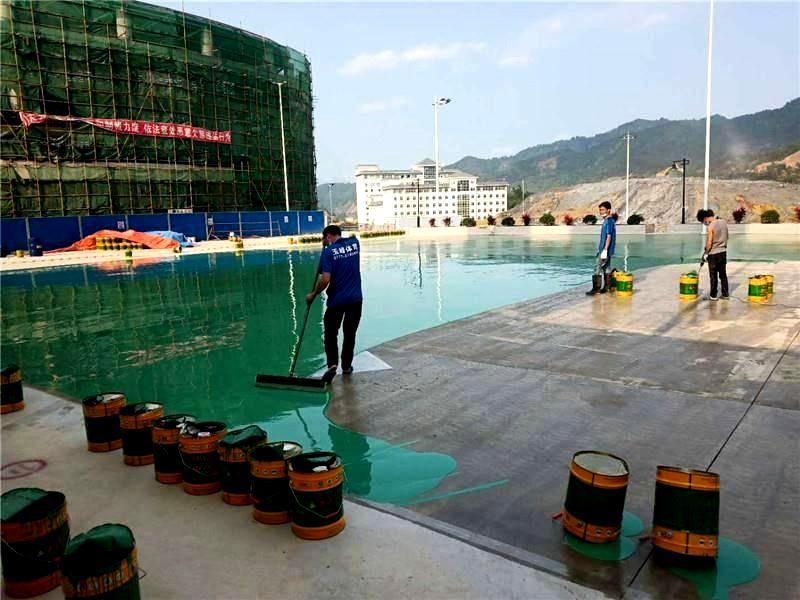 KU塑胶篮球场施工助力东兰深圳龙华学校，